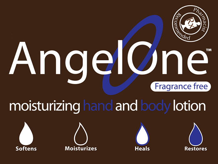 AngelOne moisturizing hand and body lotion. Softens, Moisturizes, Heals, and Restores
